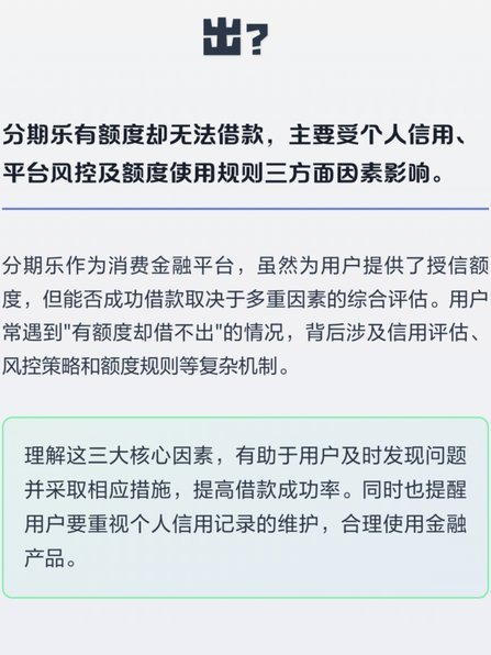 分期乐购物额度怎么变成借款额度