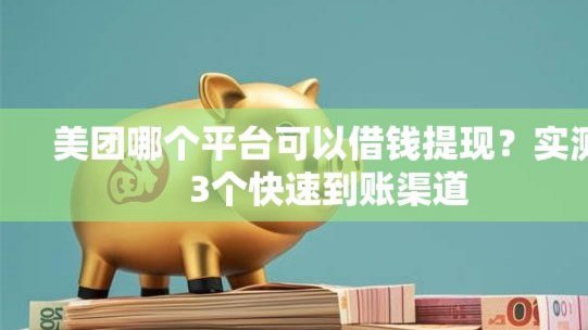 美团月付提现：速度与费率全攻略