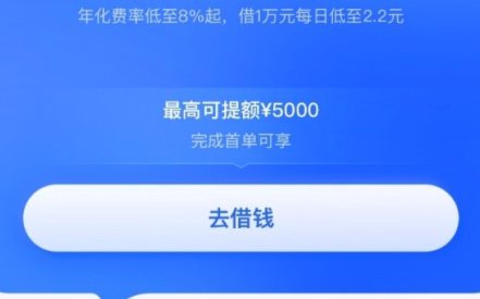 注册分期乐享新人专属提额，最高5000元
